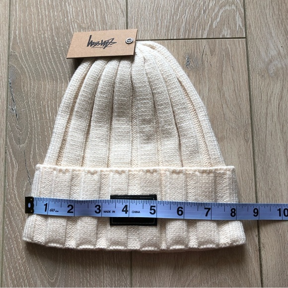 NWT Stussy Workwear Cuff Beanie in Bone - Picture 7 of 8